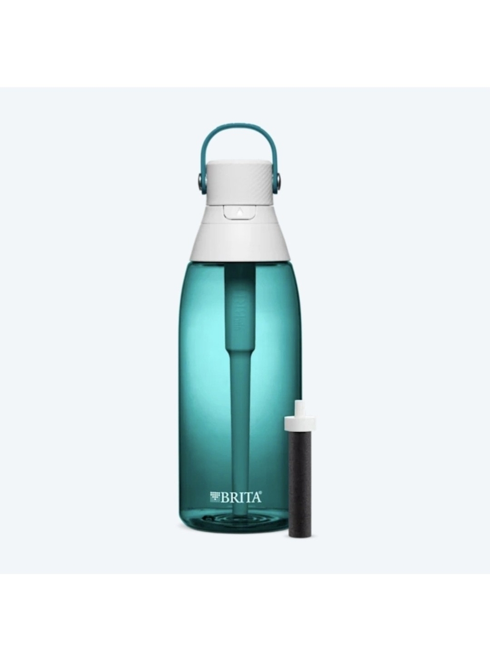 NEW Brita Premium Filtering Water Bottle 36oz Hard Plastic | Sea Glass